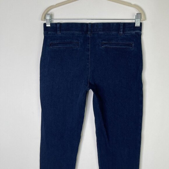 Betabrand Pull On Jeans Womens Size Medium Skinny Dark Wash - Picture 4 of 7